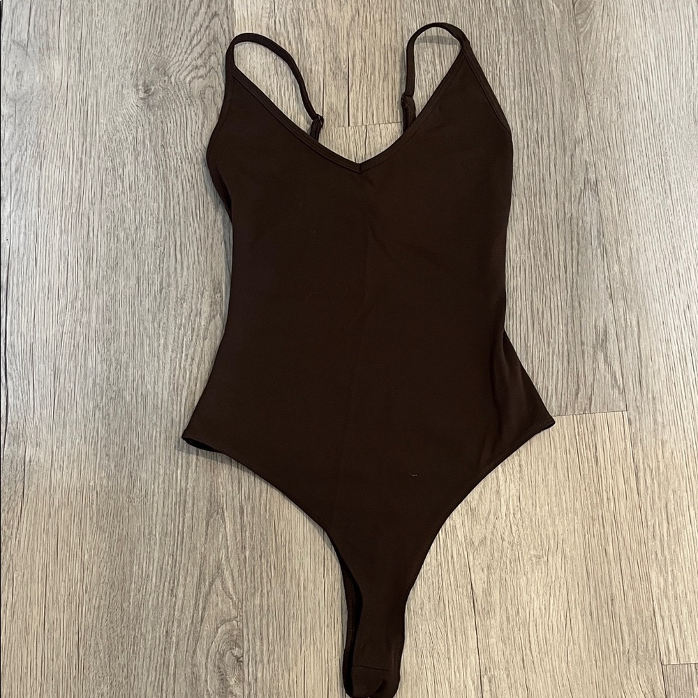 SoftActive Plunge Bodysuit from Garage